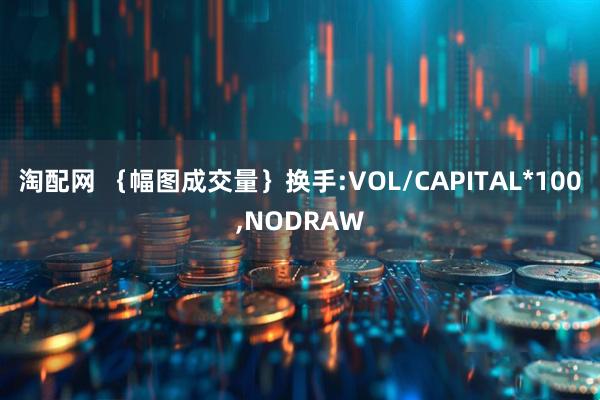 淘配网 ｛幅图成交量｝换手:VOL/CAPITAL*100,NODRAW