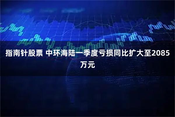 指南针股票 中环海陆一季度亏损同比扩大至2085万元