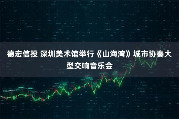 德宏信投 深圳美术馆举行《山海湾》城市协奏大型交响音乐会