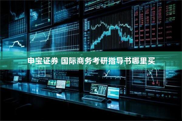 申宝证券 国际商务考研指导书哪里买