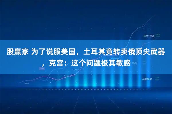 股赢家 为了说服美国，土耳其竟转卖俄顶尖武器，克宫：这个问题极其敏感